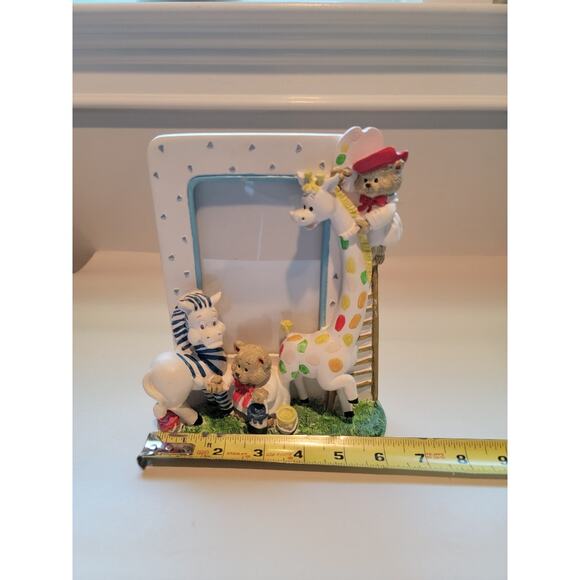 3D Zoo Animals Frame Burnes of Boston Nursery Decor Colorful Whimiscal - Picture 8 of 10